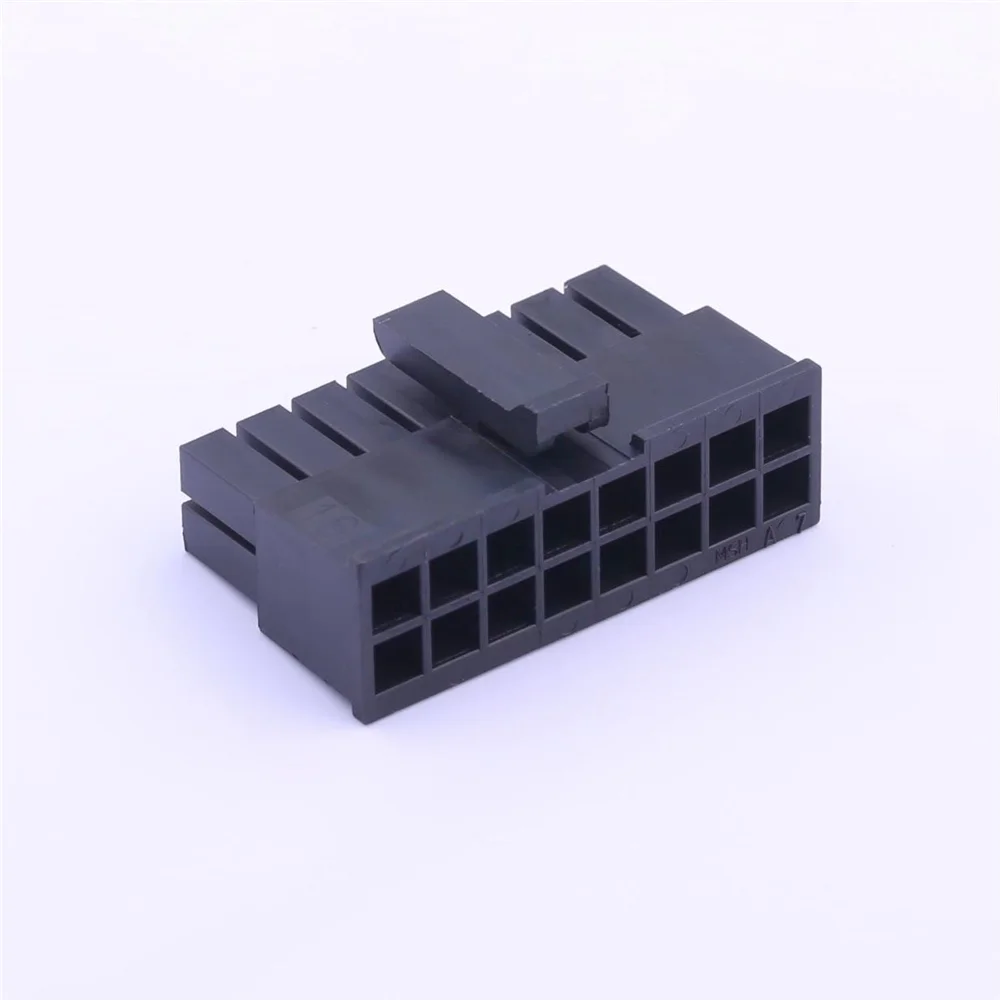 Molex 3,0 430251600 430251610 микро-Fit корпус гнезда, двойной ряд, 16 каналов, UL, 94V-0/V-2 галогеновые, черный