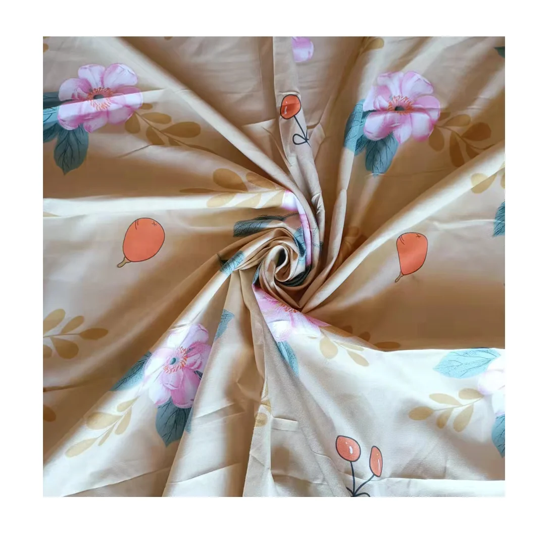 satin fabric textile woven print bed sheet fabric textiles manufacturing fabric satin print