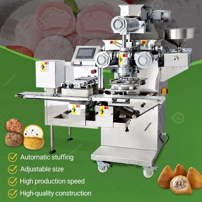 Pastry Fried Kibbeh Fabrication De Mochi Dough Tamale Jam Filled Cookie Encrusting Machine and Big Sale