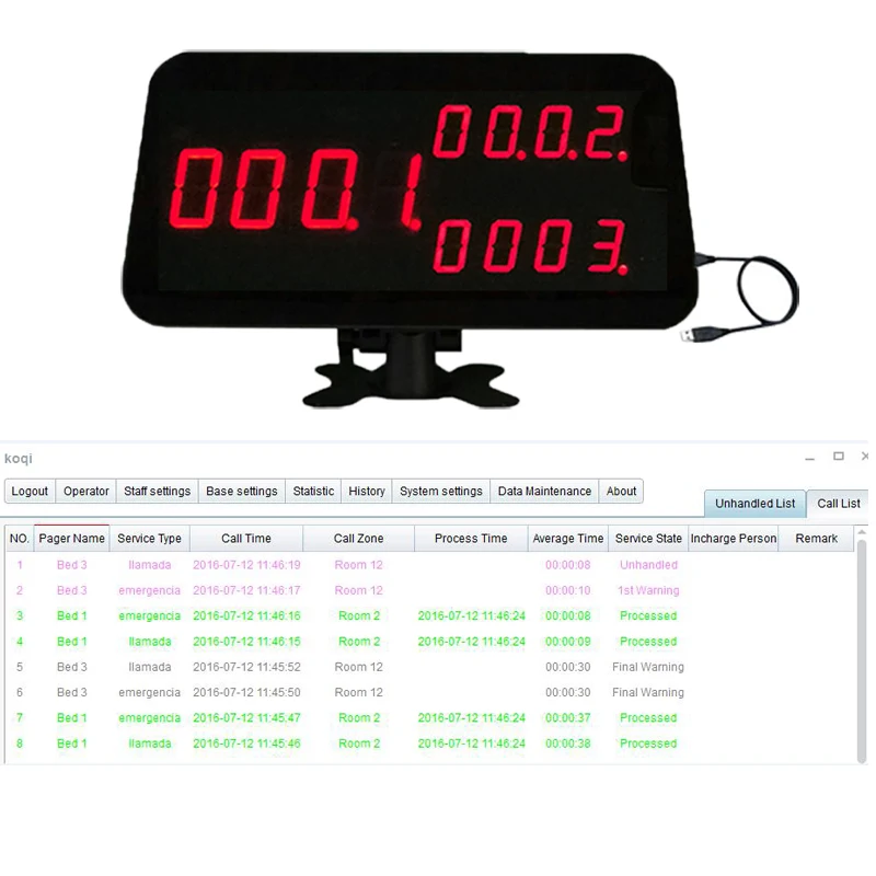 433.92mhz Hospital Nursing System Medical Patient Emergency call button Nurse Call system Software Screen and Toilet Bell