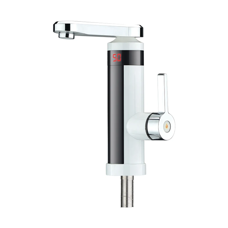 Single Handle 220v 3000w Digital Instant Water Heater Faucet Fast Heating EU Plug Tankless Under-Sink Household Shower