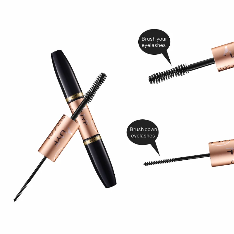 Factory Price Custom Mascara Tube Bottle Private Label Makeup Black Double Head Mascara