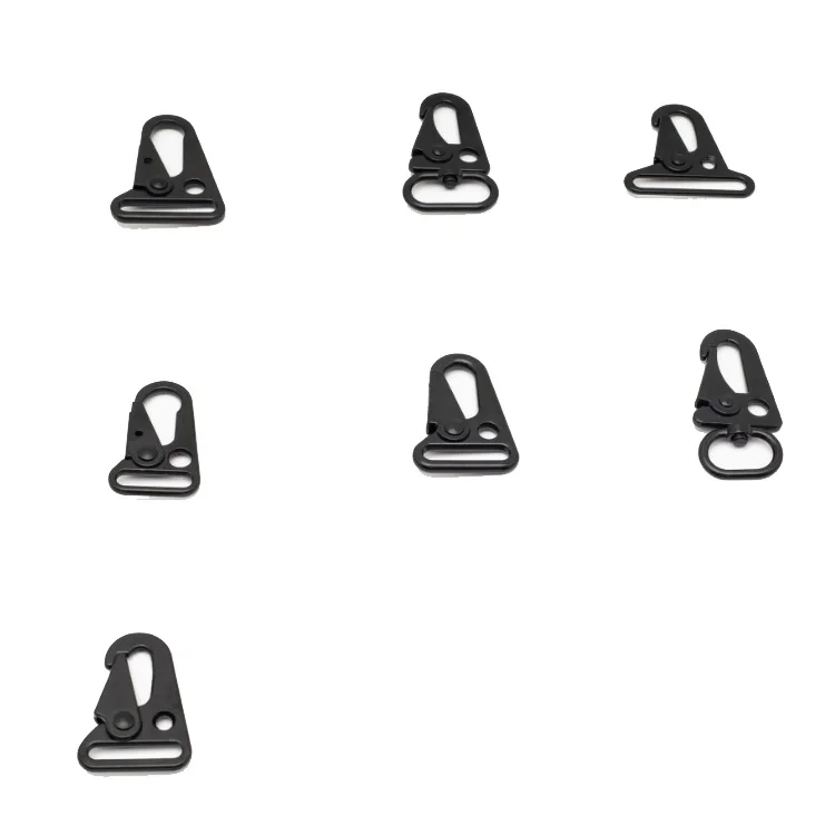 Backpack Bag Accessories Zinc Alloy Spring Belt Buckle Black Safety Metal Snap Hooks swivel eagle shaped