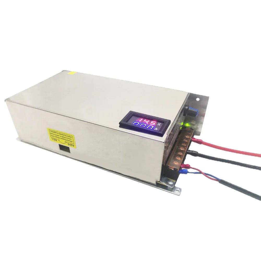 lifepo4 charger 12v 30A Power Supply  Aluminium Current and voltage dual display 110V 220V 12.6v 14.6V lifepo4 battery Charger