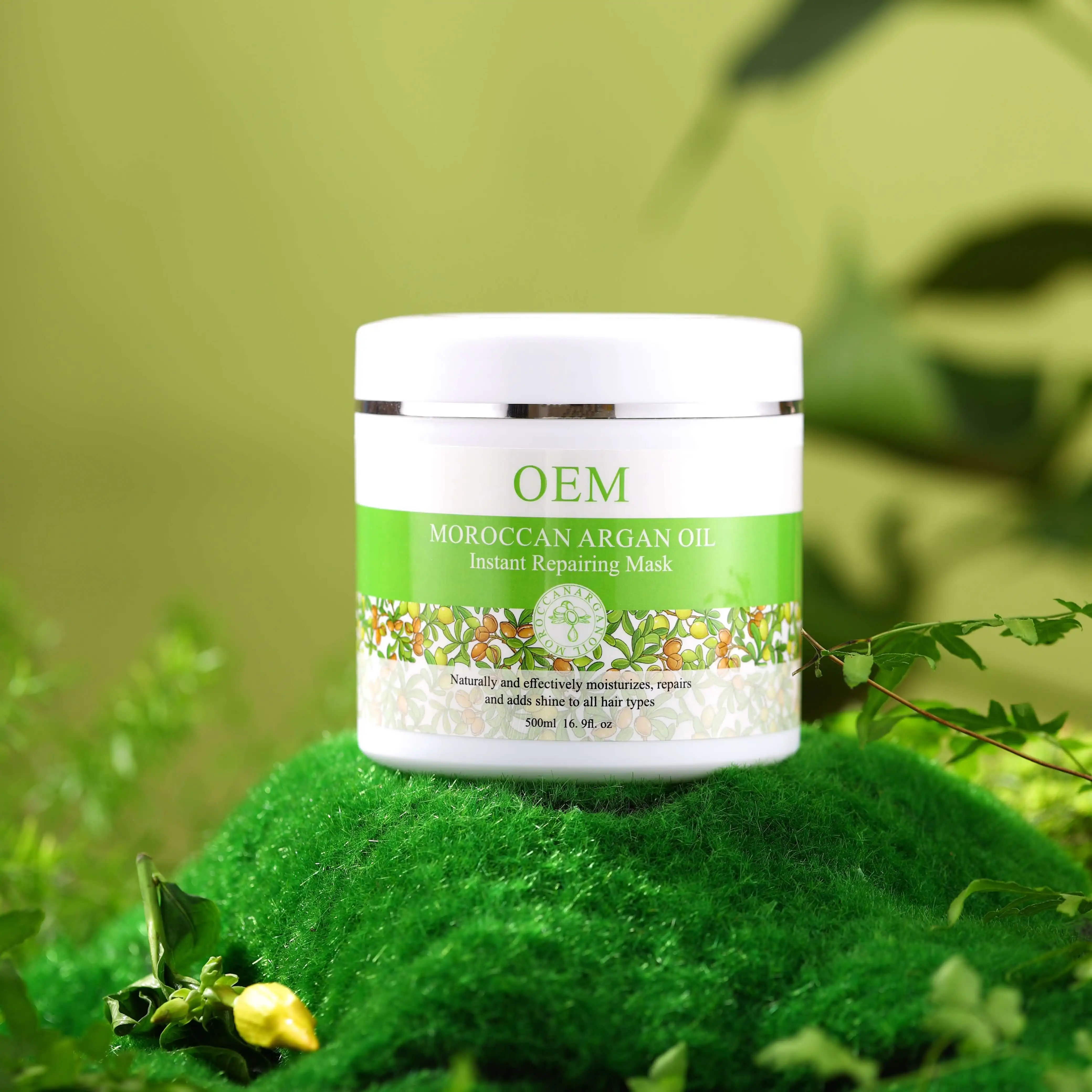 Natural Organic Girls Morocco Argan Oil Hair Mask Shampoo Conditioner Hair Care Set