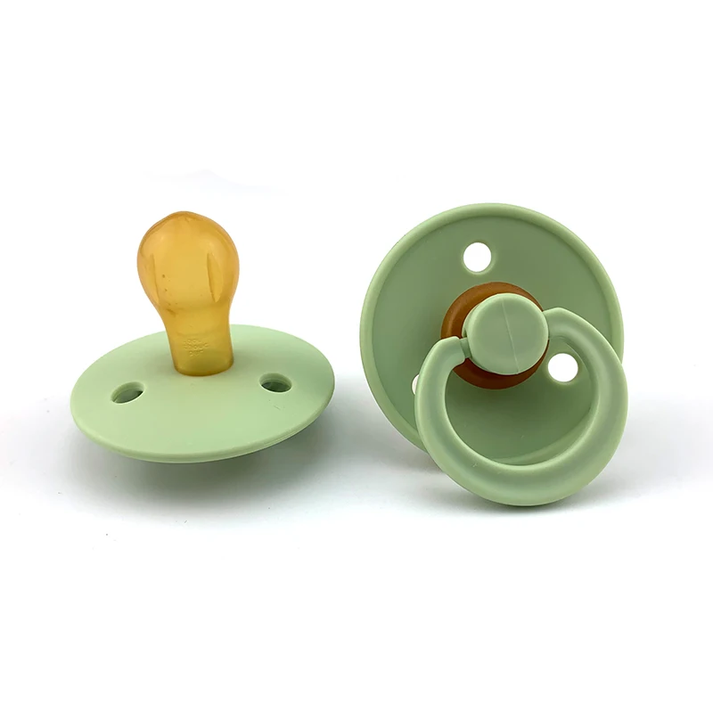 Hot Sale BPA Free Natural Latex Pacifier Infant Pacifier Rubber Soother for Baby Children