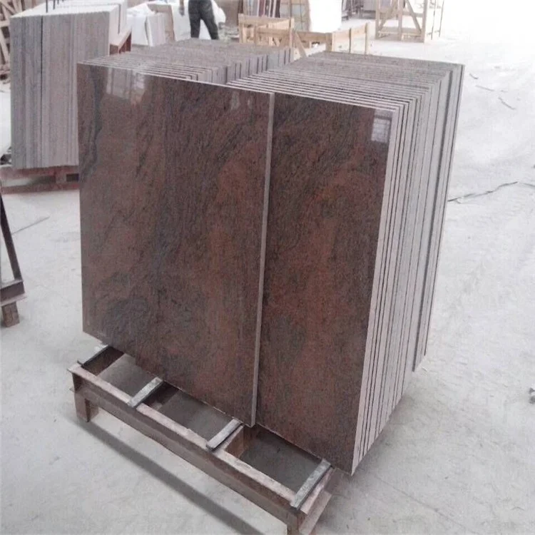 Aurora granite tiles and slab dark red granite tiles