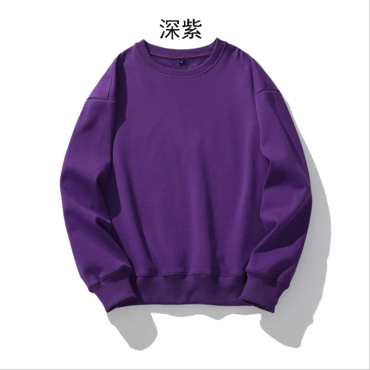 
Fall blank custom pullover plain oversized cotton hoodies unisex sweatshirts 
