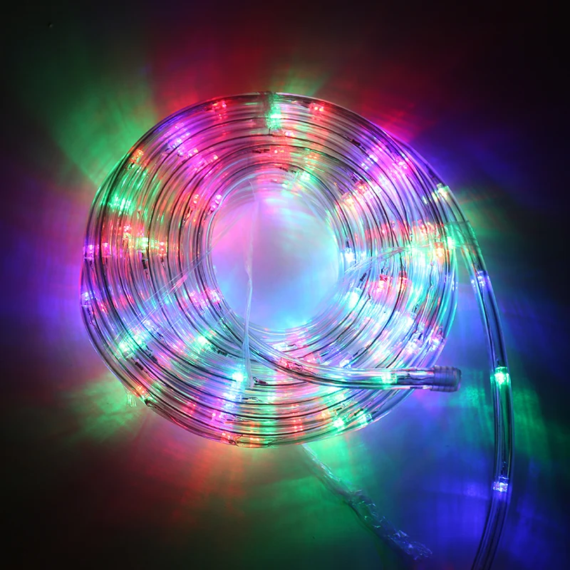 Solar Outdoor Rope String Lights 33ft 240 LED Solar Powered Tube Lights 8 Modes Fairy Light Waterproof Outdoor Decoration