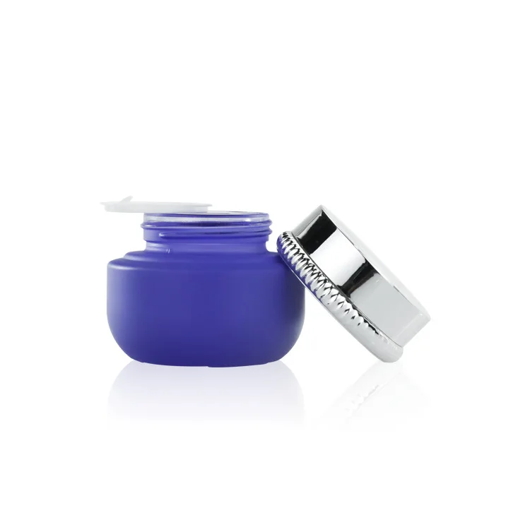 Face Cream Essence Glass Bottle Set Blue Purple Skin Care Product Set Bottle Please consult for details