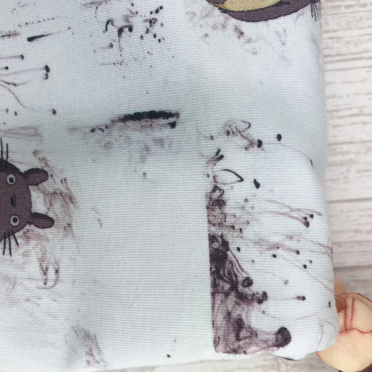 Facto Custom  Water Printing On Fabric Bamboo Lycra Fabric For Clothing No MOQ