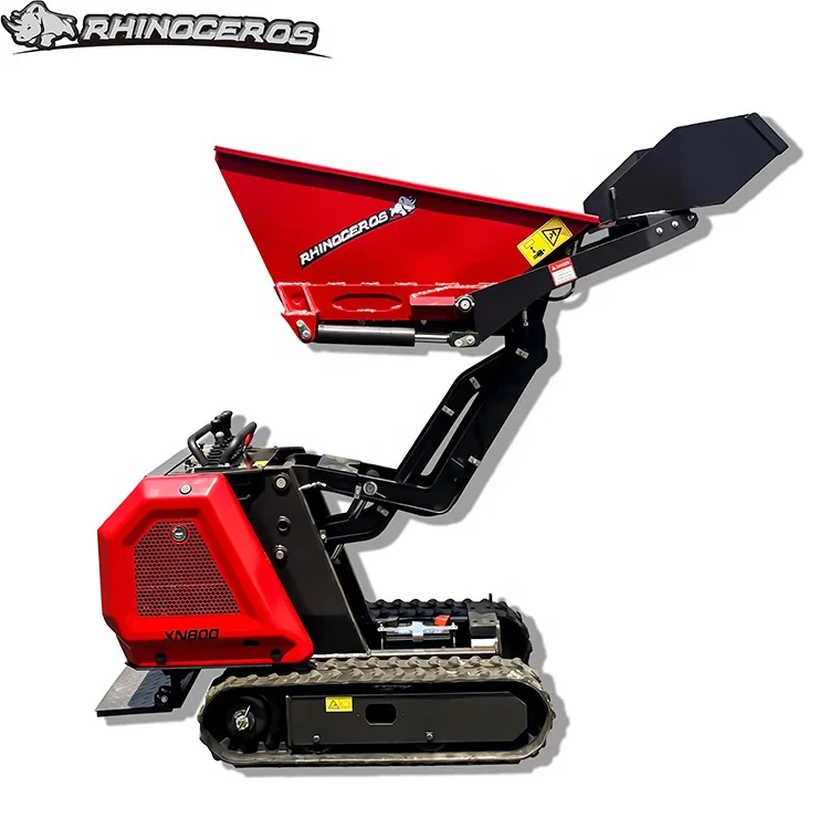 CE/Epa Mini crawler dumper truck Transporter diesel/gasoline barrow for loading new used