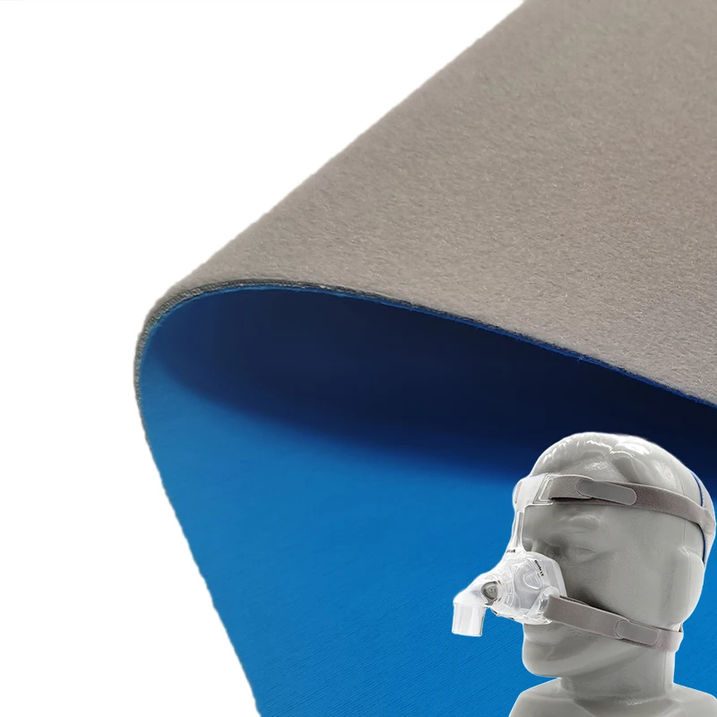 Customizable Breathable UBL Nylon Spandex Laminated Fabric for CPAP BiPAP Ventilator Masks Smart device wristbands