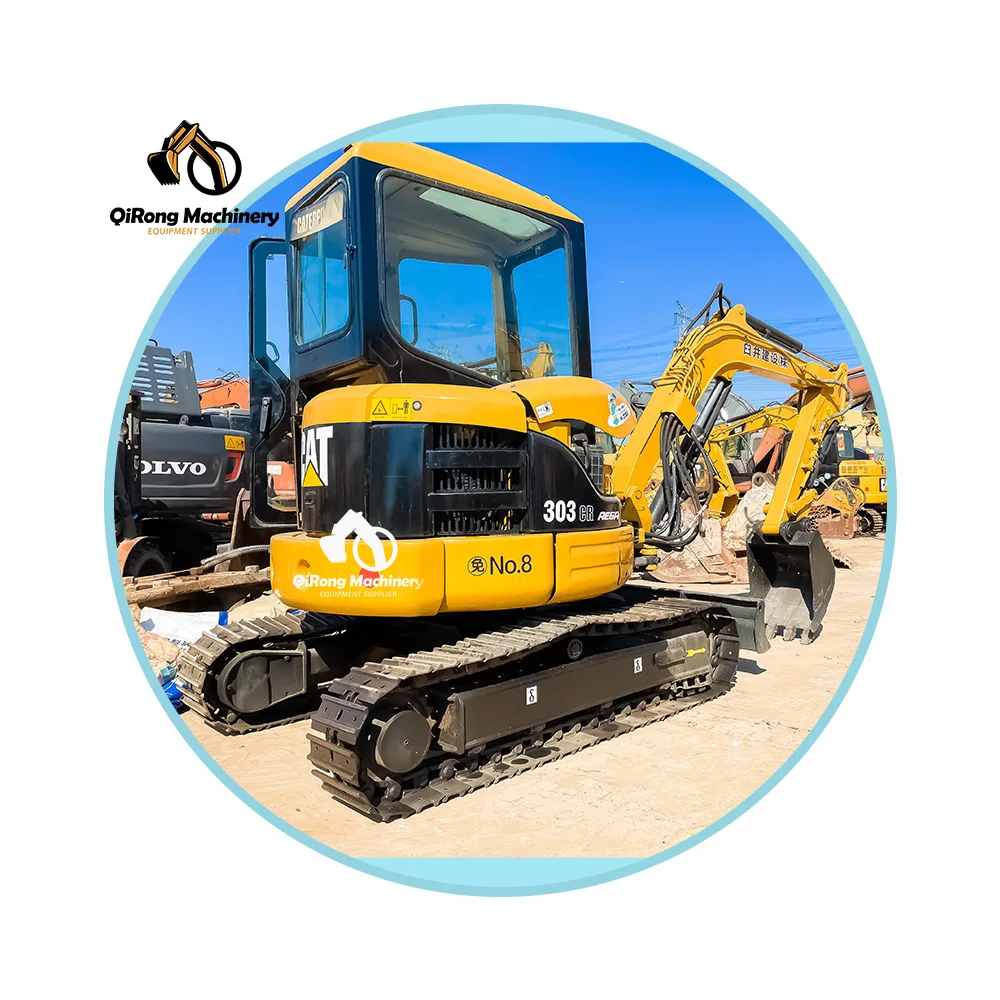 Подержанные автокраны CAT 303CR снегоуборочная машина caterpillar 303c
