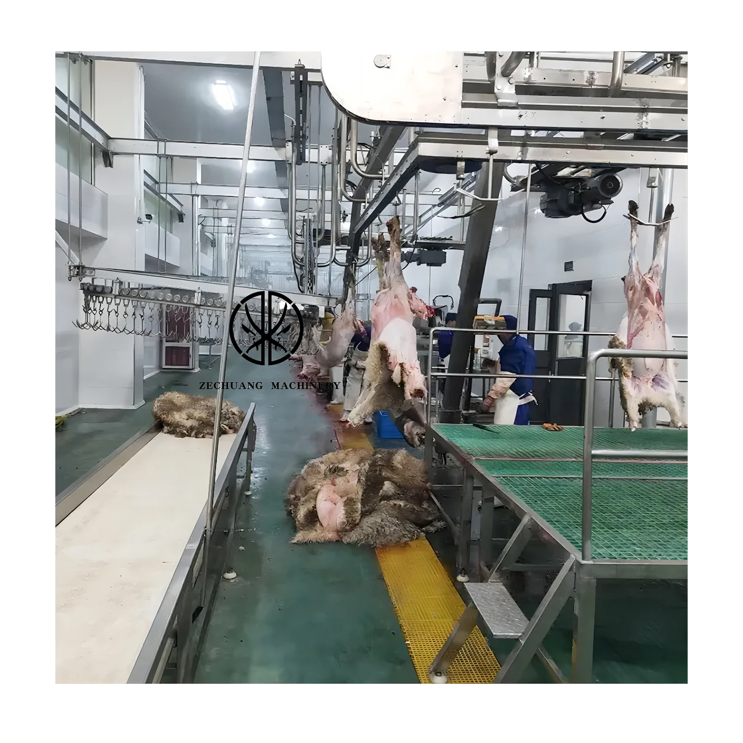 Easy Operate Modern Abattoir Halal Goat Meat Slaughterhouse Equipment Lamb Processing Slaughter Equipment