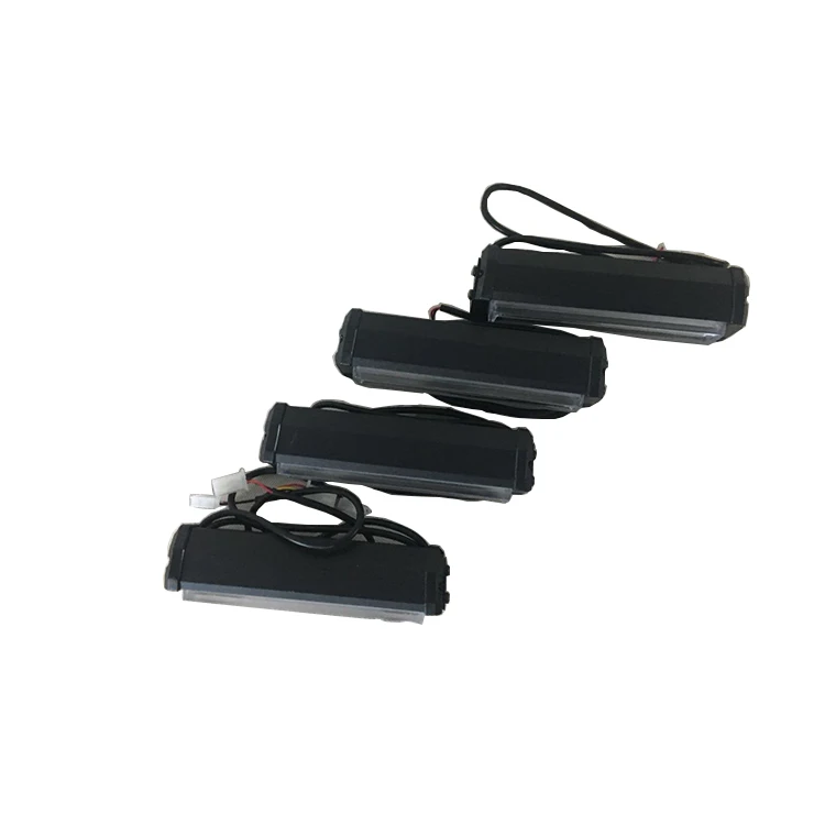 Auto 10v 100v Amber Strobe Warning LED Beacon Light For Forklift