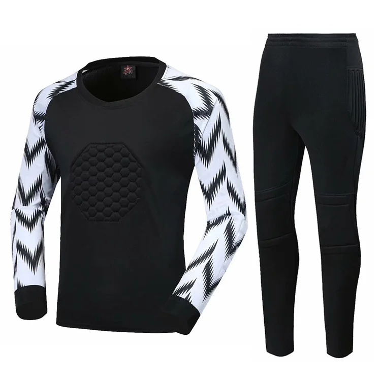 Custom Printing Goal keeper Soccer Training Set Design Long Sleeve Goalkeeper Goalkeeper Jersey