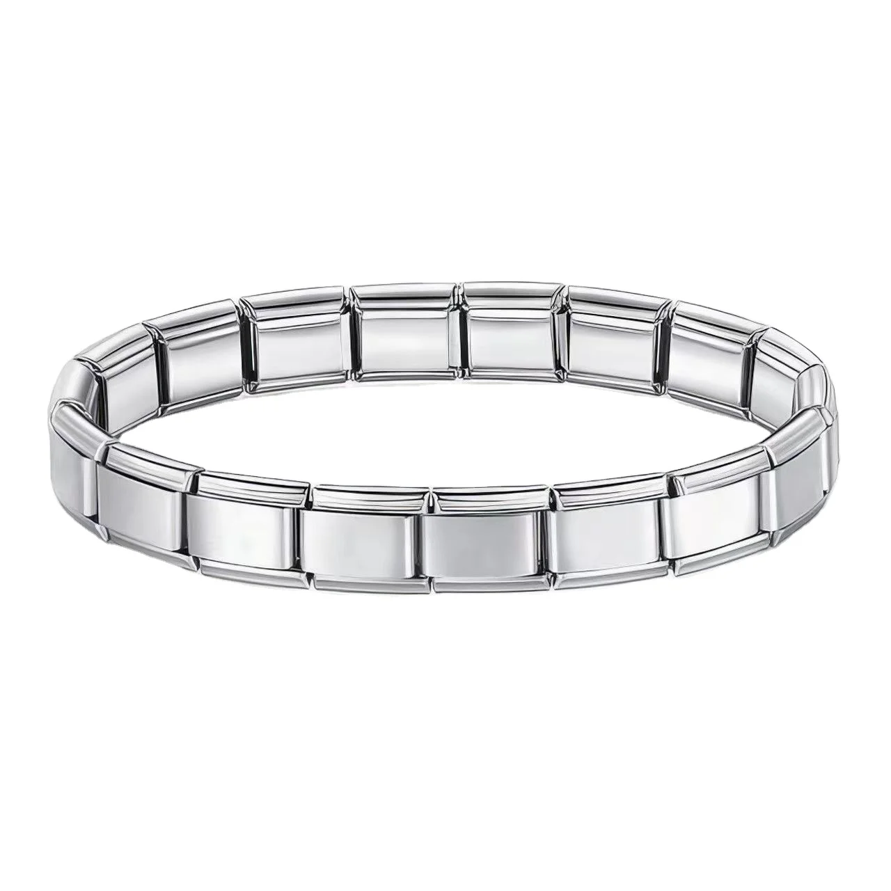 9mm Stainless Steel PVD Plating Links Bracelets Italian Charm Link Bracelet for Fashion Jewelry Accessories