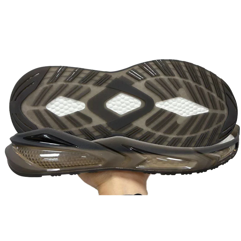 Diamond Sport custom your own design arc MD combined rubber trendy ETPU eco-friendly shoe soles