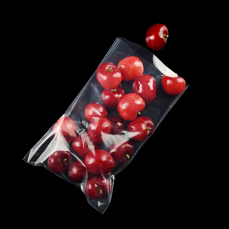 Clear Plastic Pe Flat Poly Bag 50 100 Micron Custom Size PE Transparent Plastic Flat Bottom Bag