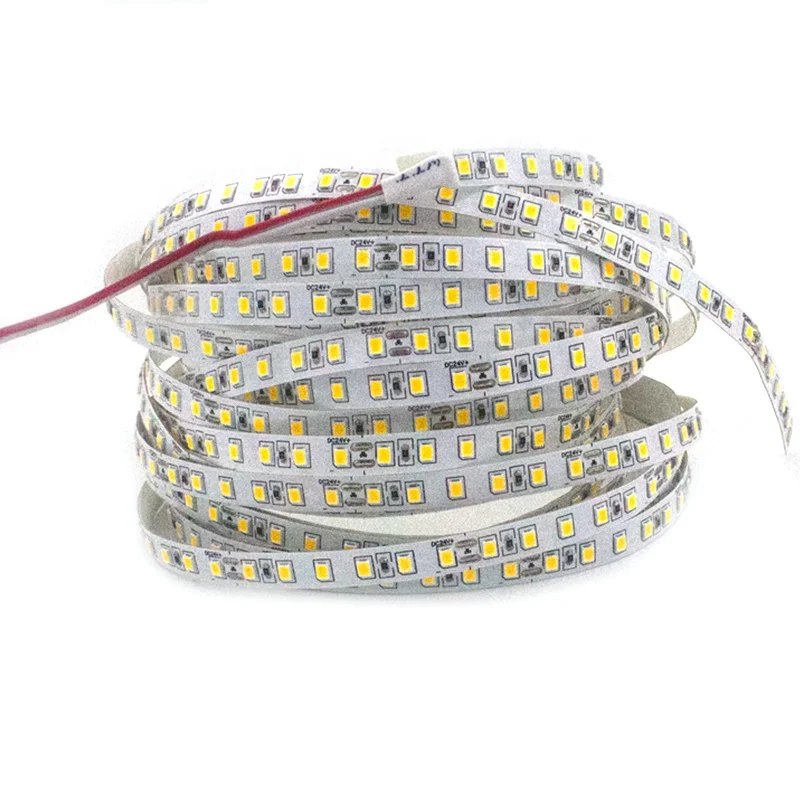 12V 24V 120leds/m warm white daylight cool white 2700K 3000K 4000K 6000K IP20 IP65 IP67  high cri flex led strip light 2835 3528
