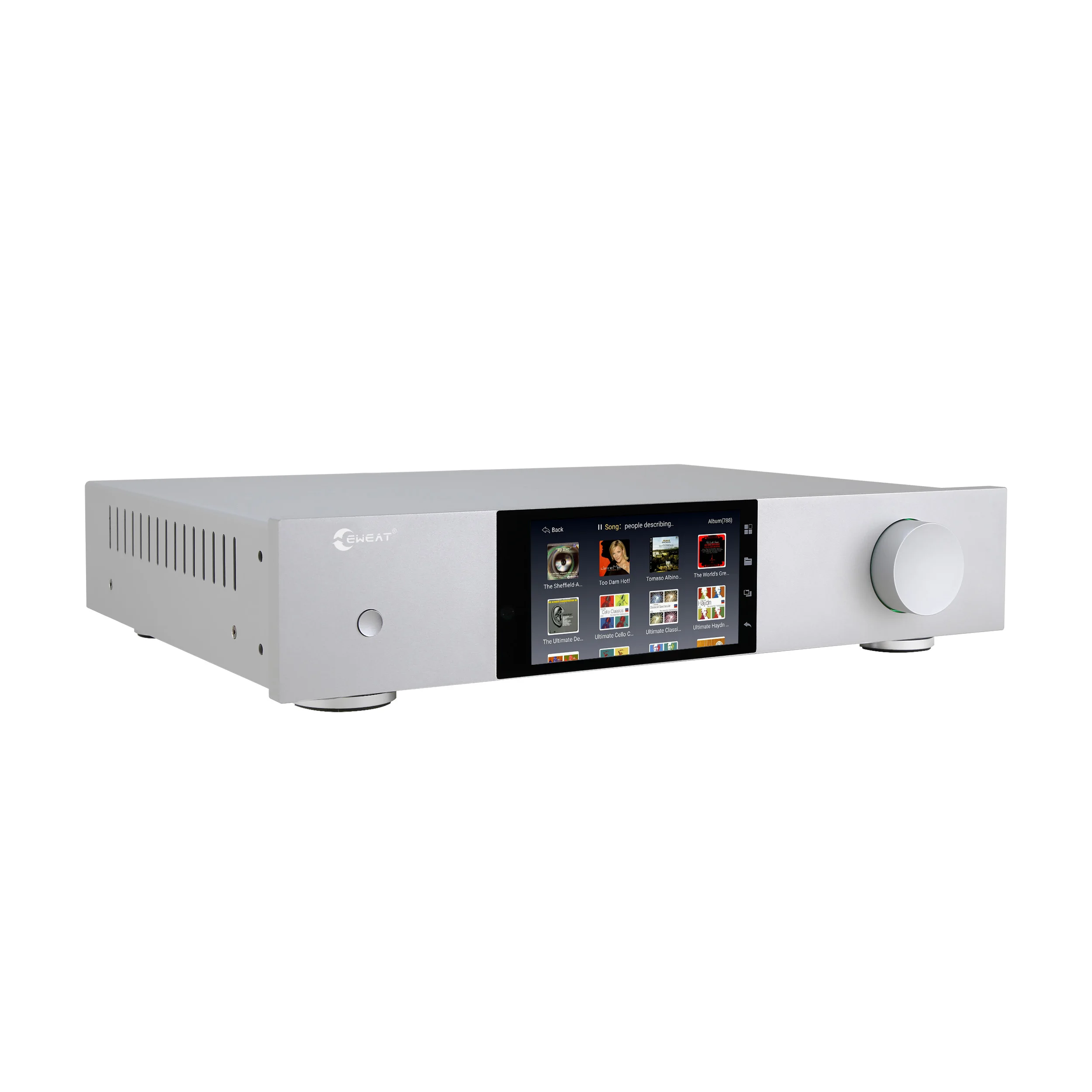 EWEAT DMP50 потоковый музыкальный плеер HDD NAS Hi-Fi музыка цифровой аудиоплеер DSD512 PCM768 DAC