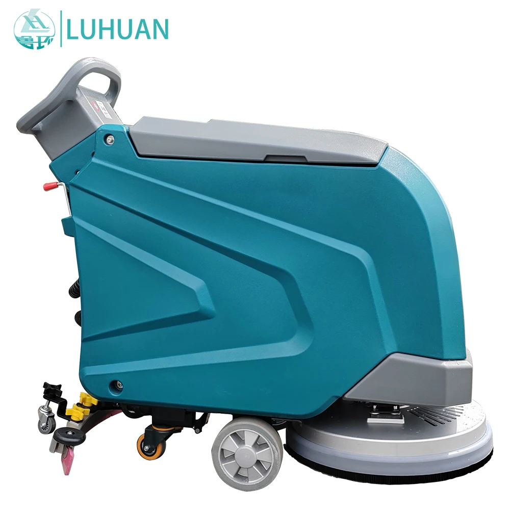 Cleaning Machine Small Electric Floor Scrubber  driving double scrubbing machine Compact Industrial Commercial Floor Scrubber