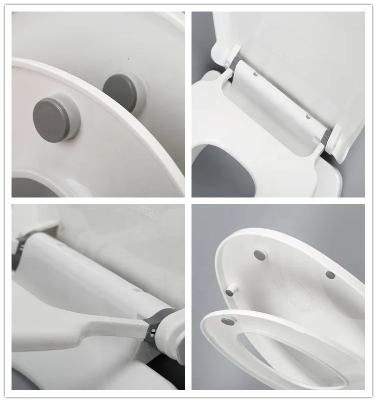 
Plastic ( PP ) Soft Close White Quick Release WC Baby Mother Toilet Seat Covers / Children Kids Toilet Seat 
