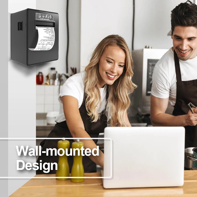 Cash register port 58mm 80 mm thermal receipt printer for restaurants pos system bill printer