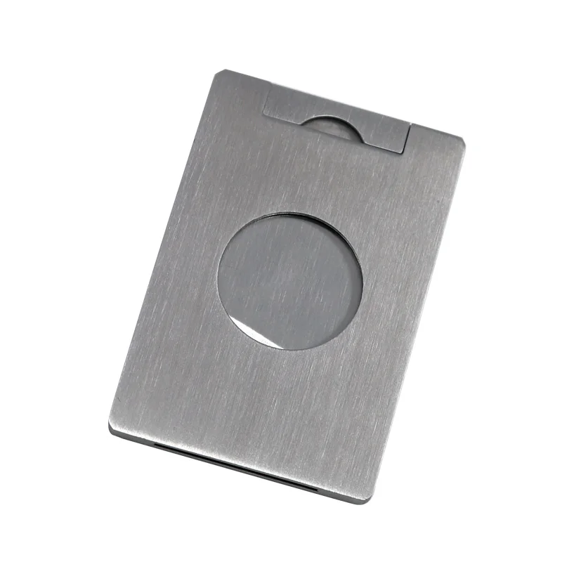 New Stainless Steel Metal Classic Cigar Cutter Guillotine Cigar Scissor Knife Square Shape Cigar Cutter