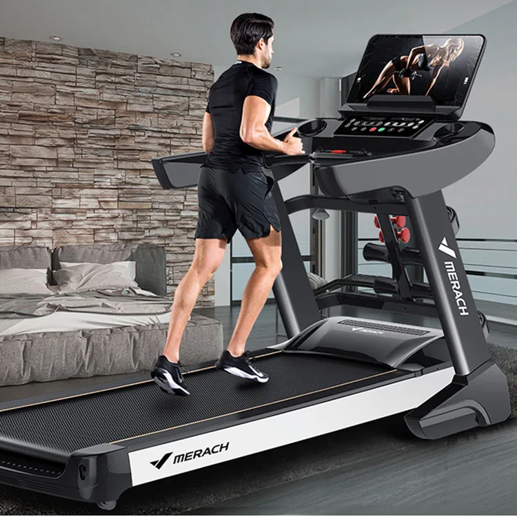 Commercial motorized treadmill fitness heavy duty running machine touch screen treadmill for hotel gym