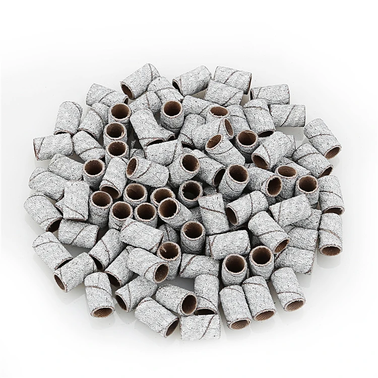 High Quality #180 #120 #80 Sanding Nail Drill Bits Grinding Head Nail Polisher Zebra Sanding Bands Nail Art Beauty Fine Sanding