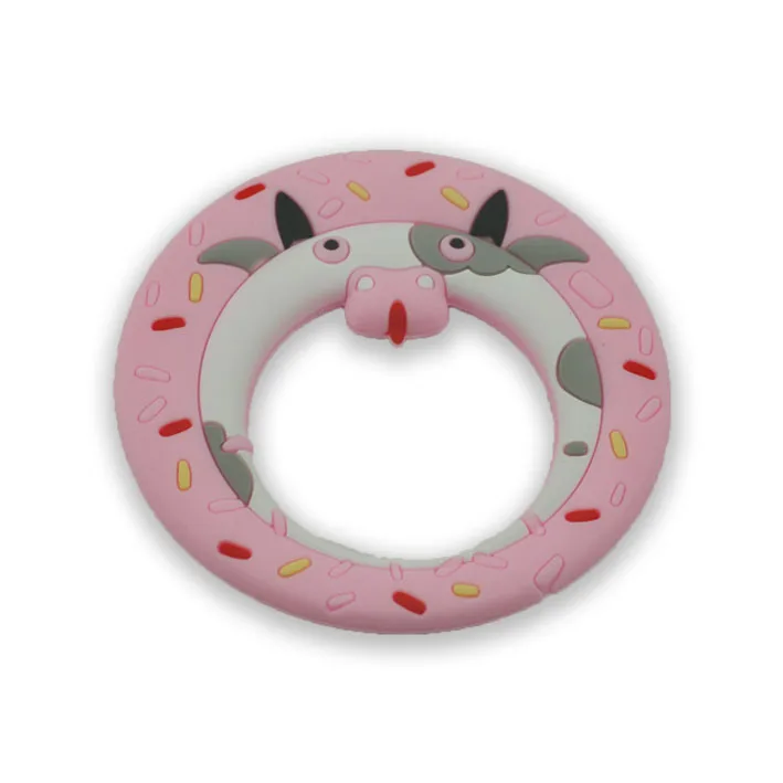 
Factory personalized custom silicone cartoon baby teether BPA free teether baby healthy silicone dropshipping teeth toys 