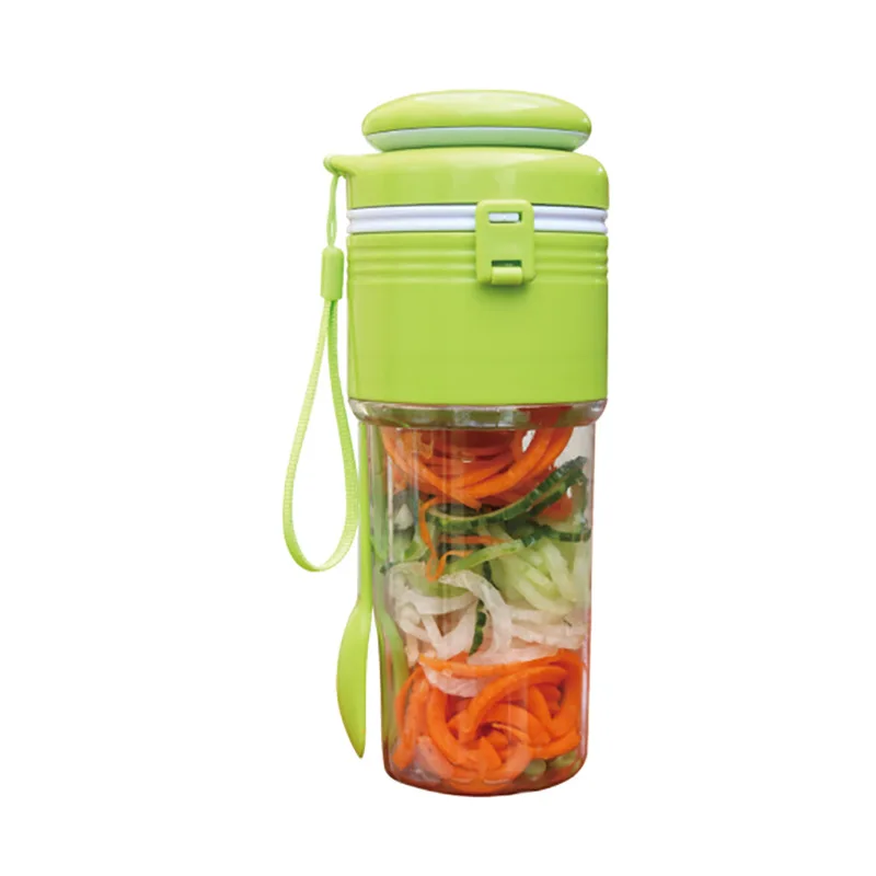 
Multi-funtion Portable Slicer Salad Cup 3 layers of storage Salad Cup 