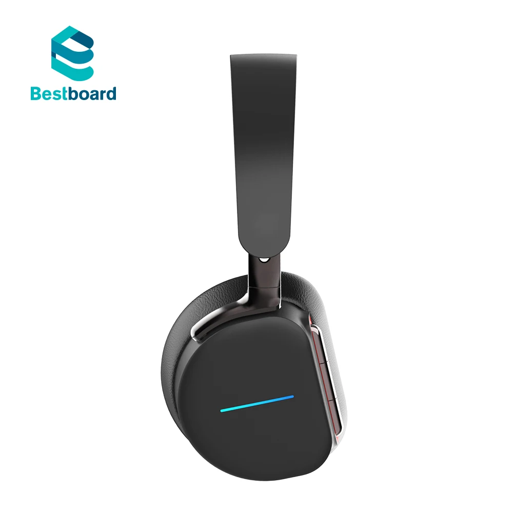 Bestboard Active Noise Cancelling Headphone HIFI 2.4GHZ Blootooth5.0 BT Wireless Headphones With Foldable MIC And Voice Control