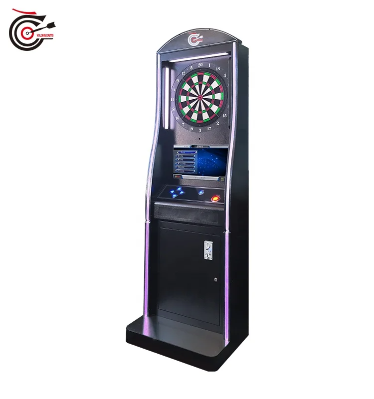 
2021 coin operated dart boards game economical DARTS machine with dart mat 