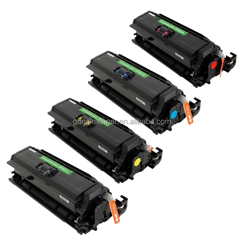 compatible toner cartridge HP 653A CF320A CF321A CF322A CF323A for use in Color LaserJet Enterprise Flow MFP M680z M680dn M680f