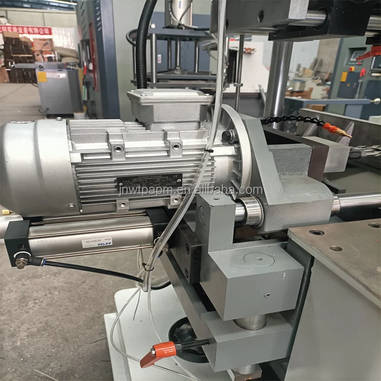 China Made Aluminum Door lock Hole Drilling Equipment Dual-axis Copy Router Hand Milling Machine