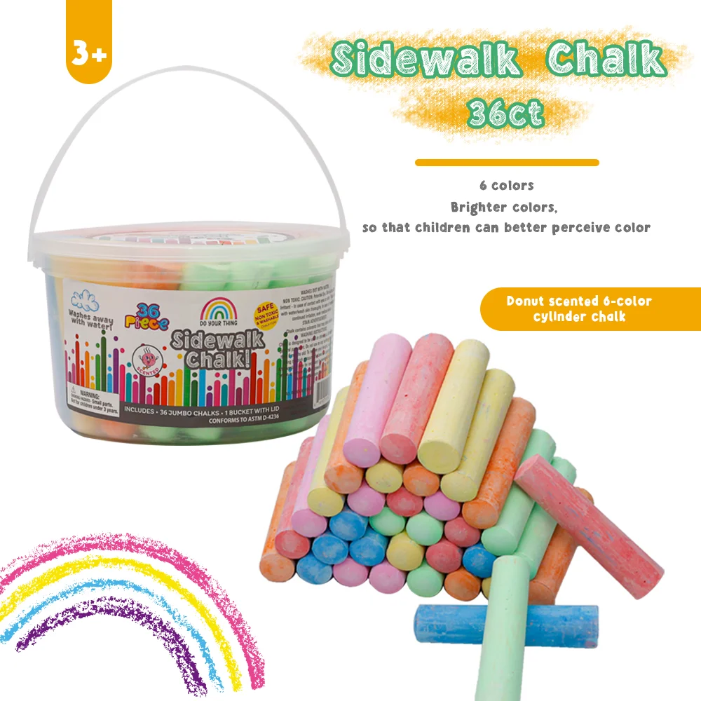 Non-Toxic Jumbo Chalks 36ct