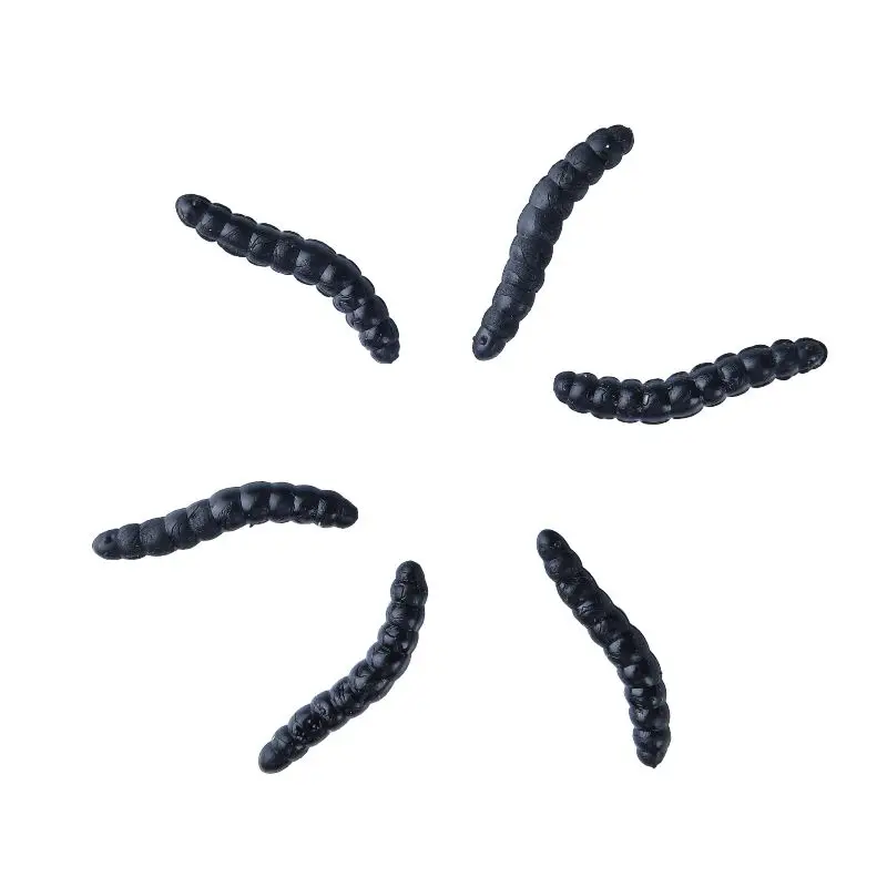 Props Prank Larva Toys Plastic Playes Fishing Toy Rubber Earthworms Tots Toys Maggot Simulation Maggot Prop