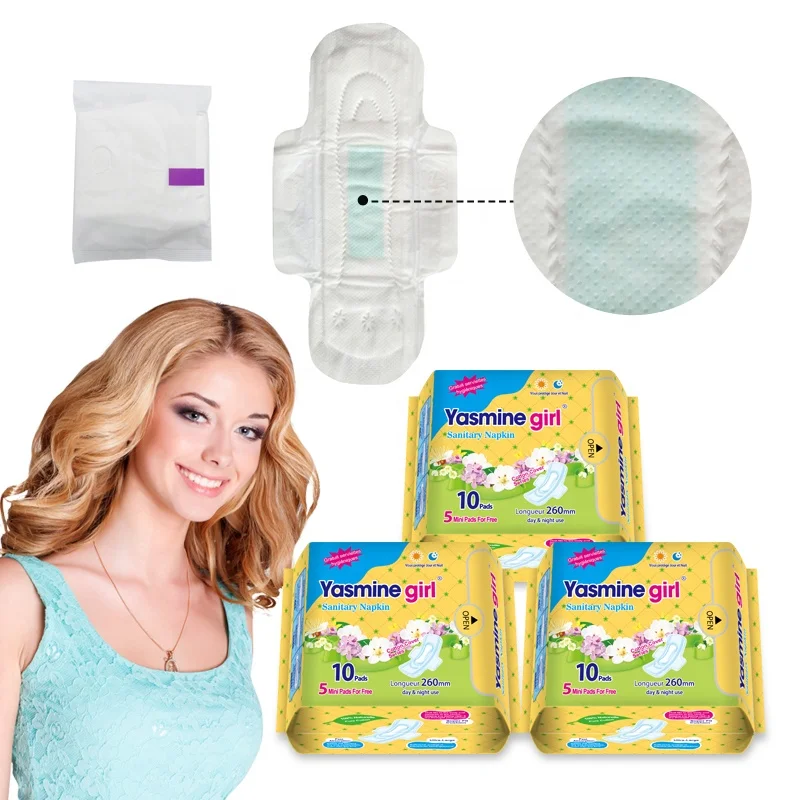 OEM Disposable Feminine Hygiene Brand Ultra Thin Natural Sanitary Pads Napkin Women