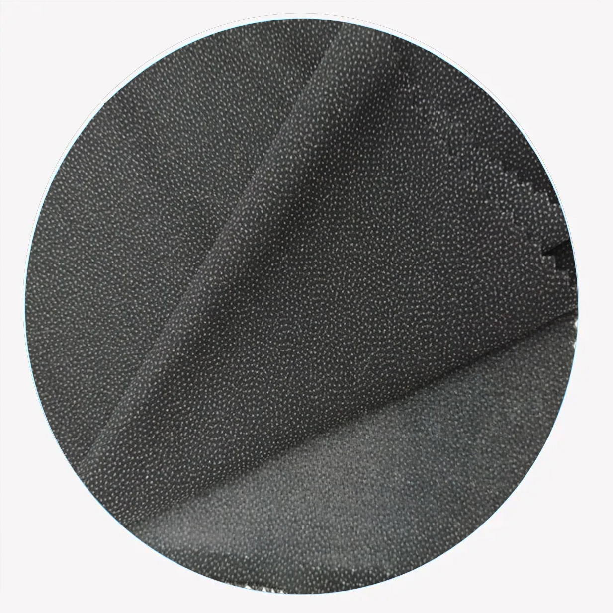 110g PA+PES mixed coating factory 100% polyester fusible woven interlining