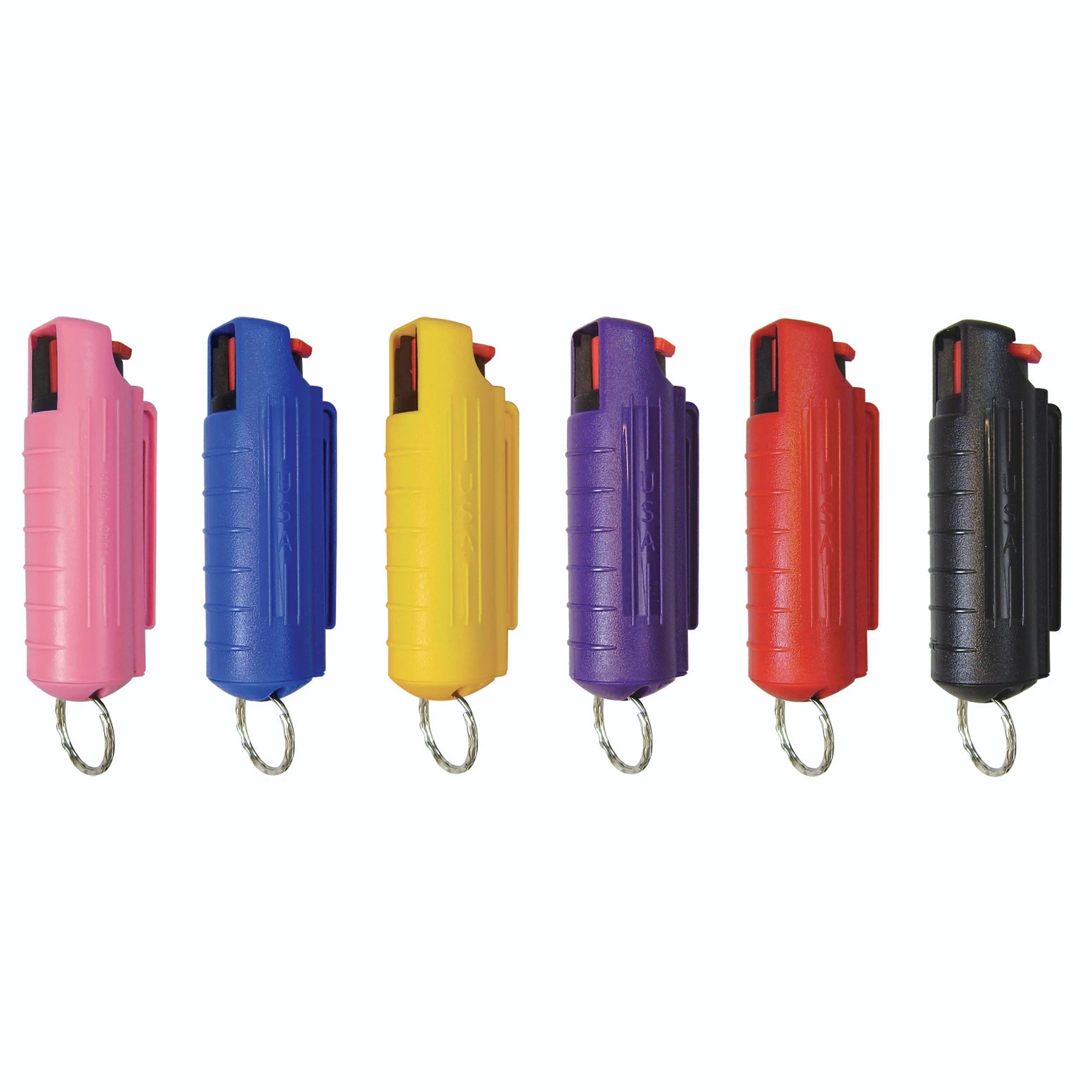 keychain Cases Holder Mini Self defense Pepper Spray Equipment Mini Refillable (1600187959759)