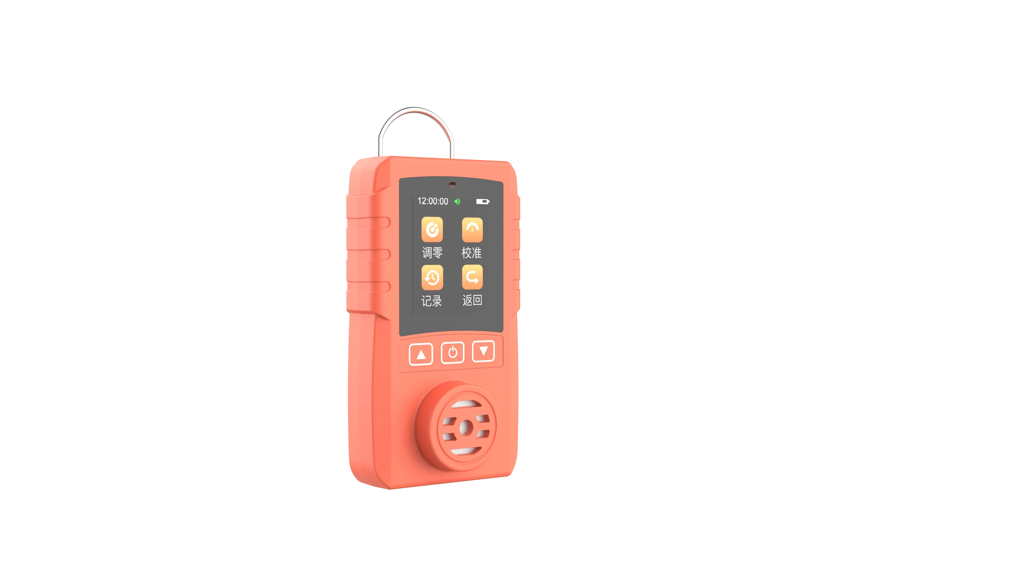 High standard industry Portable single gas detector combustible gas color LCD screen display