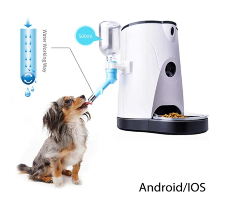 
wifi wireless camera automatic dog pet feeder,remote control smart automatic pet feeder,pet automatic feeder 