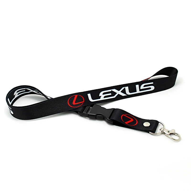 ID Card Holder Accessory Customized Printing Logo Keychain Long And Short Neck Lanyard