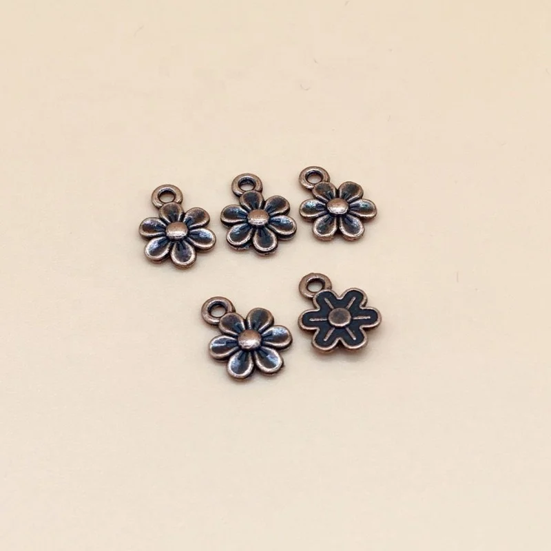 Fashion Lovely Four Clover Alloy Bracelet Earrings Silver Charms Pendants Jewelry Making For DIY Jewelry Making Finding Charms
