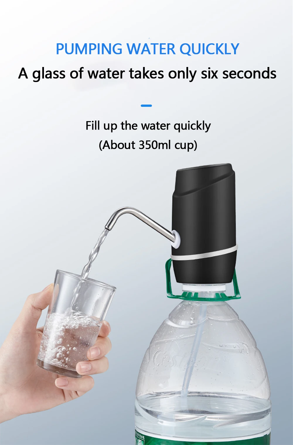 Free Sample Hot Selling Water Bottle Dispenser Pump Automatic Wireless Electric Drinking Water Pump For 5 Gallon Water Jugs