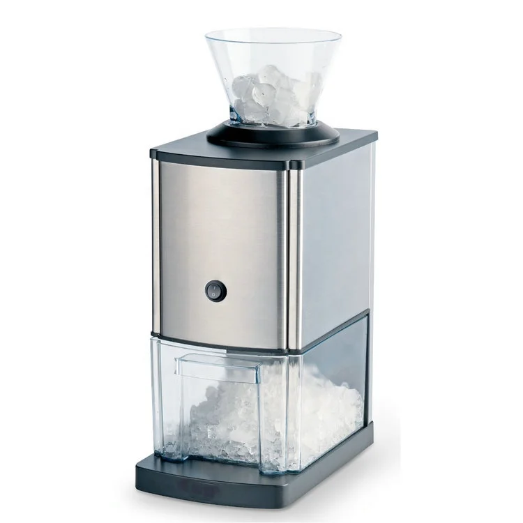 
CC-S073 12kg/min Stainless Steel Ice Shaved Machine Electric Ice Crusher Machine For Bar, Gathering, Home 