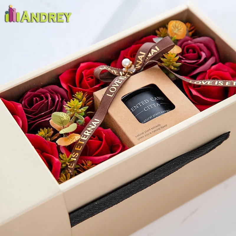 Hot Selling Handmade Scented Aroma Romantic Soy Wax Scented Candle Gift Set